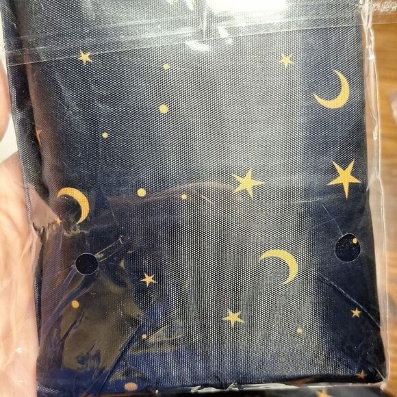 Night sky moon stars collapsible shopping bag tote Constellation - Picture 3 of 3